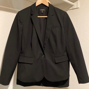 Ann Taylor Factory Black Skirt Suit Set Jacket Size 10 P/Skirt Size 10